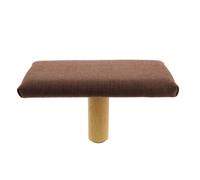 Cabilock Tabouret de Contemplation en Bois avec Coussin Moelleux Taille Moyenne Couleur Café Chaise Ergonomique pour S'Agenouiller Tabouret d'Équilibre Portable Adapté à la
