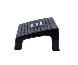 Cabilock Tabouret de Massage Pieds Noir en Plastique PP Antidérapant Repose-Pieds de Bureau Ergonomique Grains Massants Escabeau Multifonction Confortable pour Usage Domestique