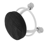 Cabilock Tabouret Pivotant Bas à roulettes, Siège Rond Rembourré Noir | Déplacement Silencieux, Base Stable, pour Salon, Massage, Bureau à Domicile, Esthétique Moderne Couleur Aléatoire