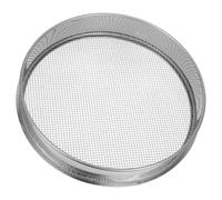 Cabilock Tamis de 4mm Inoxydable en Acier Maille Léger Sol et 6 Trous Tamisage pour Jardinage de Terreau et Compost