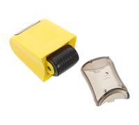 Cabilock Tampon à Rouleau à 5 Lignes pour Portée Musicale - Accessoire Jaune Portable Encreur Automatique - Outil de Notation pour Professeurs de Musique et Cours de Piano - Cahiers