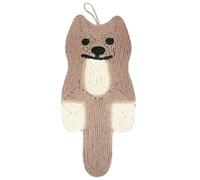 Cabilock Tapis à Griffer pour Chat Suspendu en Sisal Forme Chat Khaki Pratique Qui Préserve Les Meubles pour Murs et Fenêtres