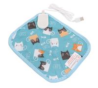 Cabilock Tapis Chauffant USB 10w pour Petits Reptiles, Polyester, 5v | Réutilisable et Anti-morsure, Câble USB Inclus, 30 à 50 °c, pour -nés et Animaux Arthritiques