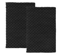 Cabilock Tapis D'isolation Acoustique Noir pour Portes et Capot de Voiture, Mousse en Caoutchouc Solide, 2 Pièces pour Insonorisation Automobile Polyvalente