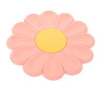 Cabilock Tapis Silicone Marguerite Rose, Protège-Table Résistant à Chaleur, Dessous de Plat pour Table à Manger