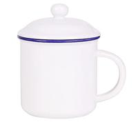 Cabilock Tasse à Café Rétro En Céramique 400ml Tasse à Thé Vintage En Émail Design Simple Et Pratique Pour Café Thé Jus Maison Bureaux Mug Élégant Pour Toutes Boissons