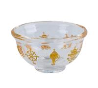 Cabilock Tasse à Cristal pour Bouddhisme Coupe Décorative de Maison avec Motifs Auspicieux et Design Élégant Accessoire pour Créer une Artistique