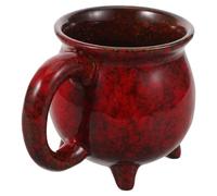 Cabilock Tasse Céramique Forme Rouge Mug Original Halloween Tasse à Thé Émaillée pour Fête Bol Mini Soupe Polyvalent pour Bureau et Maison