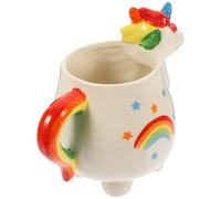 Cabilock Tasse Céramique Licorne avec Design Cartoon Mug Format pour Café Lait ou Thé Tasse Pratique et Facile à Nettoyer pour Bureau et Maison