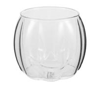 Cabilock Tasse en verre citrouille : jolie tasse en verre en forme de citrouille pour Halloween - tasse à café créative pour cappuccino, latte, cacao, thé au lait
