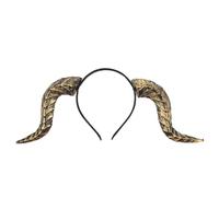Cabilock -tête corne de taureau maléfique : accessoire de cosplay à cornes épaisses - Coiffe de démon gothique d'Halloween pour costumes vikings et déguisements de personnages fantastiques