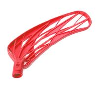 Cabilock Tête de Crosse de Hockey sur Rue Souple Rouge Remplacement pour Hockey en Ligne Embout Incurvé Droit Compatible Roller Contrôle Précis du Palet Usage Polyvalent