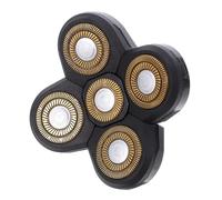 Cabilock Tête de Rasoir de Rechange 5 Lames en Métal pour Rasoir Électrique, Précision de Coupe et Entretien, pour Rasage de Tête Chauve et Peau Sensible