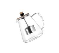 Cabilock Théière Verre Chaleur avec Infuseur Inox Filtre Tisanière pour Thé Maison et Bureau