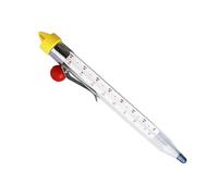 Cabilock Thermomètre de Sécurité Alimentaire en Verre Clip pour Cuisson de Sirop Sucre Confiture et Pâtisserie Accessoire Pratique pour Ustensiles Cuisine