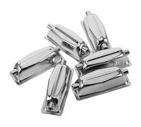 Cabilock Tirants Métalliques Double pour Caisse Claire 6 Pièces, Pièces de Support Électroplaquées pour Batterie, Installation Sécurisée pour Orchestres et Harmonies en Intérieur