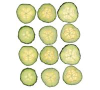 Cabilock Tranches De Concombre Séché Naturel Diy, 12 Pièces De Matériau De Concombre Sec, Tranches Pressées Faites à La Main, Décorations Artisanales Pour Maison, Scrapbooking, Manucure Et Accessoires