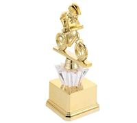 Cabilock Trophée Cyclisme Garçon Fille Modèle avec Socle Doré Récompense Plastique pour Compétitions et Fêtes de Cyclistes Jeunes