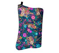 Cabilock Trousse de Maquillage Portable Motif Paresseux Sac Maquillage Voyage pour Femmes Organisateur Cosmétique Pratique et Compact Trousse Toilette Multifonctionnelle
