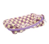 Cabilock Trousse de Toilette à Carreaux Sac de Maquillage Zippé pour Ranger Cosmétiques Accessoires Voyage et Effets Personnels