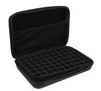 Cabilock Trousse de Transport pour Flacons Huiles Essentielles Compartiments avec Séparateurs Souples Étui de Rangement Portable pour Voyage et Usage Domestique