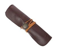 Cabilock Trousse en Cuir pour Couteaux De Sculpture Enroulable 26X20Cm De Rangement Léger Et Portable pour Outils De Bricolage Et Artisanat