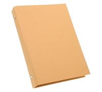 Cabilock Trousses Papier Kraft Réutilisables Couverture de Carnet Rechargeable Organiseur de Dossiers Protège-document Antidérapant pour Étudiants et Bureau