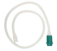 Cabilock Tube de Pompe Manuelle Solide et Fiable à Ventouses en Caoutchouc Blanc Apparence Élégante et Simple Accessoires pour Équipement de Ventouses à Domicile