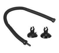 Cabilock Tube Diffuseur à Bulles en Caoutchouc Noir 30cm pour Aquarium, Accessoire Solide Améliorant L'oxygénation du Réservoir d'eau