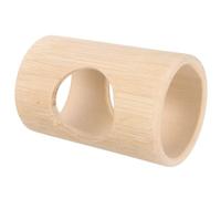 Cabilock Tube en Bambou pour Hamster Portable et Grotte Cachette Beige, pour Soulager L'ennui, pour Jouer et Dormir