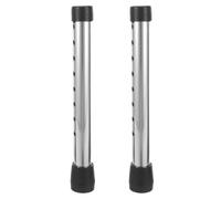 Cabilock Tubes de Remplacement en Acier Inoxydable pour Déambulateur, Accessoires Portables Robustes 28x2,7x3cm, pour Seniors et Réhabilitation en Déplacement