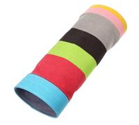 Cabilock Tunnel Pliable en Toile pour Hamster et Souris Design Arc-en-Ciel Vibrant, Accessoire Interactif pour Cage à Hamster et Petits Espaces