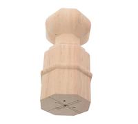 Cabilock Unfinished Wood Finials for DIY Staircase Decoration French Style Bed Post Craft Wood Shapes and Furniture Accent