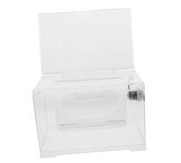 Cabilock Urne de Vote Verrouillable en Acrylique Transparent Boîte à Suggestions et Dons Multi-Usage pour Événements 30X20X20 CM Robustesse et de Nettoyage