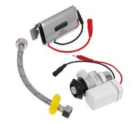 Cabilock Vanne de Chasse D'eau Automatique Urinoir à Capteur Électrique Ce Activation Rapide Faible Consommation D'énergie pour Sanitaires Publics 1 Kit Panneau Abs Usage Hygiénique Solide