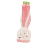 Cabilock Vase Céramique Lapin Mignon Pot Fleurs Hydroponique Mini pour Plantes Intérieur Décor Salon Bureau