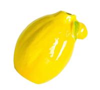 Cabilock Vase Céramique Moderne Forme de Citron Design Contemporain Décoration de Table et Bureau Ornement Élégant pour Arrangement Floral