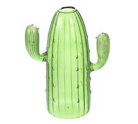 Cabilock Vase en Verre Hydroponique en Forme De Cactus Unique Décoration Intérieure Moderne Vase À Fleurs Transparent pour Centre De Table Salon Chambre