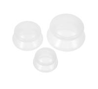 Cabilock Ventouses en Silicone Transparent et Amélioration de L'immunité Lot de 3 Forte Adsorption pour Soulagement Musculaire pour Massage et Soins