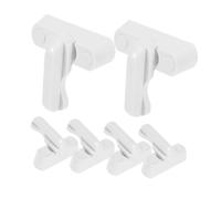 Cabilock Verrou T de Fenêtre Métal Blanc Blocage Sécurisé pour Portes et Fenêtres à à Utiliser et Compatible pour Maison Cuisine et Chambre