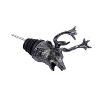 Cabilock Verseur de Vin Alliage de Zinc avec Bouchon Étanche Bec Verseur Créatif pour Bouteille Finition Électrolytique Noire Fuite et pour