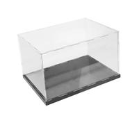 Cabilock Vitrine Acrylique Transparente pour Boxe Boîte de Rangement Antidérapante pour Figurines Modèle et Résistant Poussière Protection pour Collection de Poupées et Statues