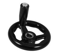 Cabilock Volant à Main Rotatif Bakélite Accessoire Polyvalent pour Tour et Fraiseuse Volant Amovible avec Prise Confortable et Installation Simple
