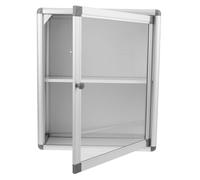 Cabilock Wall Mounted Medicine Box Organizer with Transparent Window for Emergency Aid and Lost Items Storage Offices Bathrooms Banks Space Saving Wall Hanging Medical Cabinet
