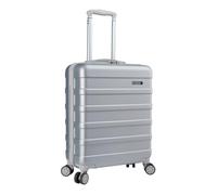 Cabin Max Anode Valise à main légère avec coque rigide, 4 roues, serrure à combinaison, argenté, 55 x 40 x 20 cm