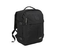 Cabin Max Easyjet Cabin Bag Sac à dos de voyage 45 x 36 x 20 cm sous le siège (bagage à main Metz 30 L), Noir extensible, 40x30x20 > 40x30x25, Bagage à main