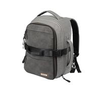 Cabin Max Evos Sac de Voyage Extensible, 40 x 30 x 15 > 40 x 30 x 20 cm, Porte-Bagages/Chariot sous Le siège, Seize If Grey, Backpack, Bagage à Main