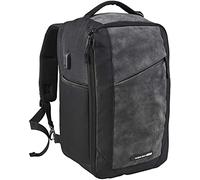 Cabin Max - Manhattan - Sac à Dos Pliable sous siège, Matériau recyclé noir, Carry On