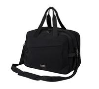 Cabin Max Manhattan Sac de cabine avec poche technique rembourrée, compartiment verrouillable et sangles polyvalentes pour Ryanair, WizzAir, Easyjet 40 x 30 x 20 cm, 40 x 20 x 25 cm, Noir/gris