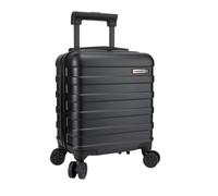 Cabin Max - Valise à main Anode légère avec coque rigide, 4 roues, serrure à combinaison…, Noir , 40x30x20cm, Bagage à main